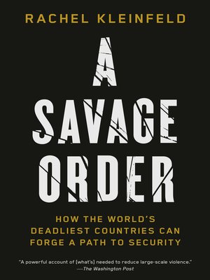 cover image of A Savage Order
